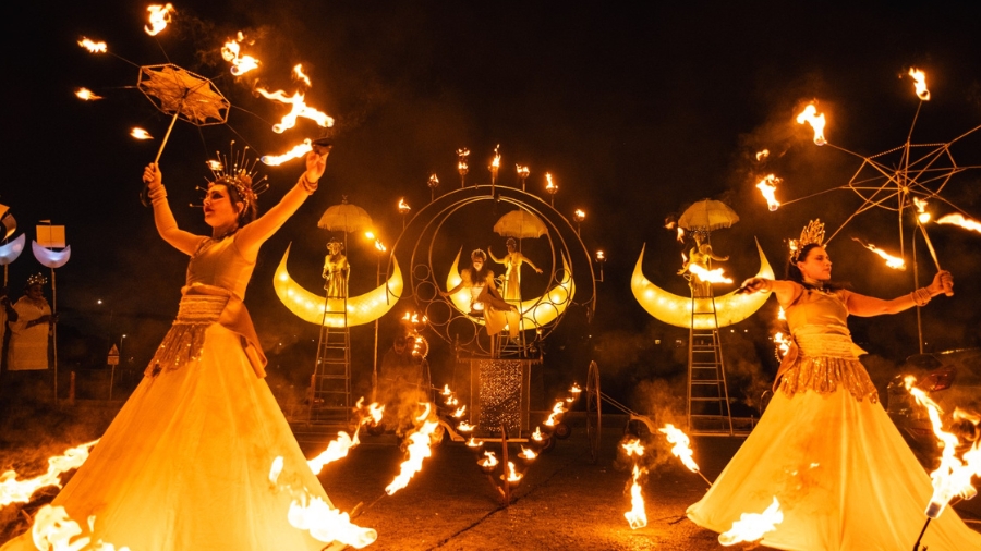 The Seven Rivers of the Sun - A Procession of Light