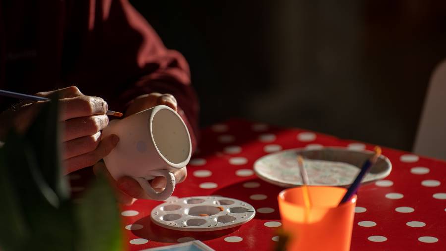 Pottery Painting for 8-12 year olds